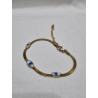 Flat Evil Eye Bracelet
